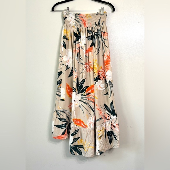 Patrons Of Peace Tan Tropical Skirt - Picture 7 of 8